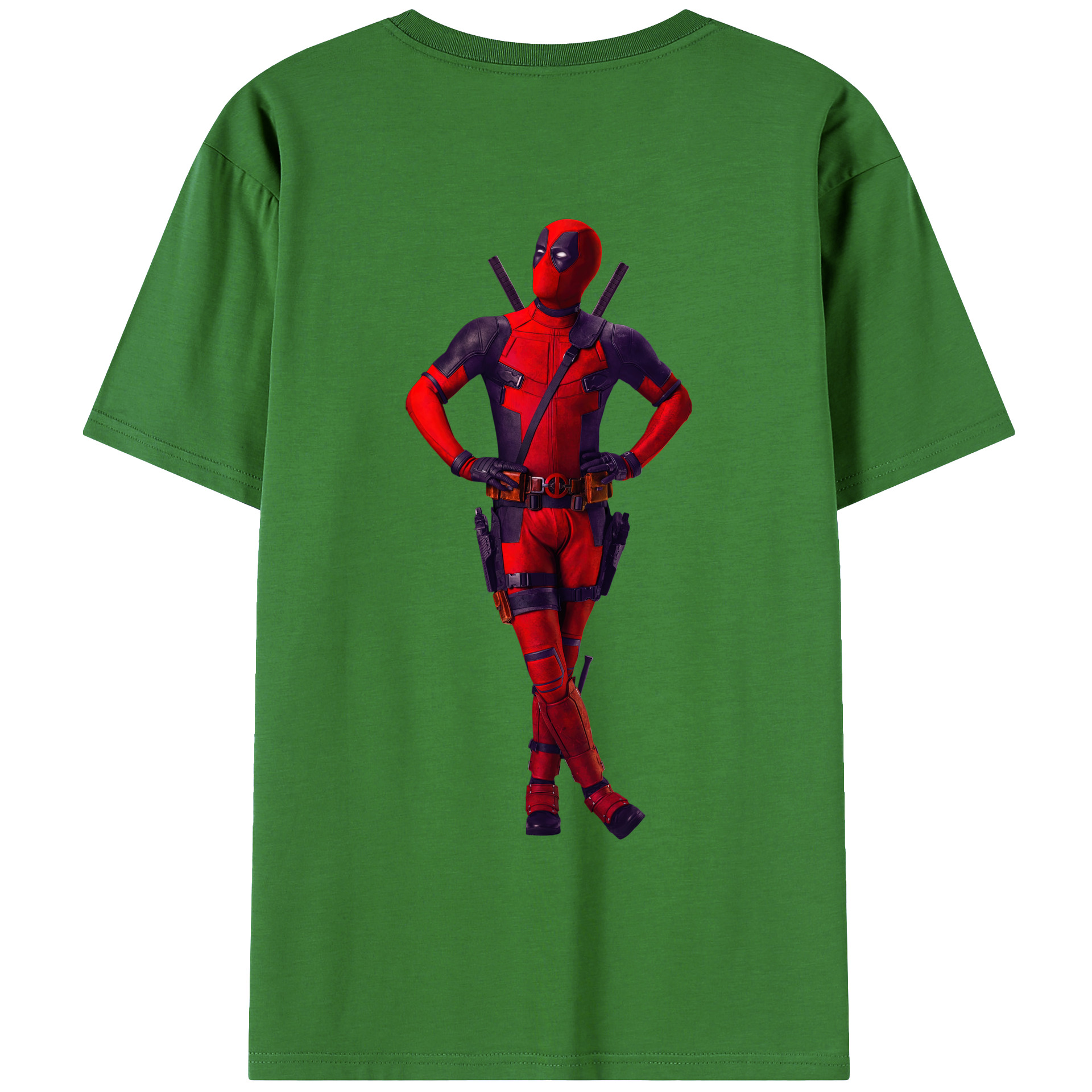 （画像用） Deadpool デッドプール レディース半袖Tシャツ(バックプリント)